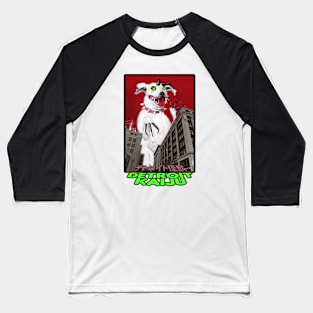 Dorasaurus Says Don't Get Me Started! - Pete Coe's Detroit Kaiju series Baseball T-Shirt